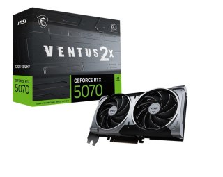 MSI Karta graficzna GeForce RTX 5070 12G VENTUS 2X OC GDDR7 192bit HDMI/3DP