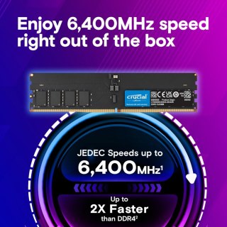 Crucial Pamięć DDR5 32GB/6400 (2*16GB) CL52 CUDIMM