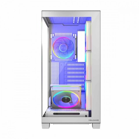 MODECOM Obudowa PC STELLAR 5F ARGB 20 Biała