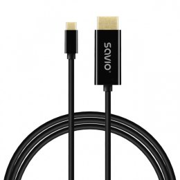 Savio Kabel USB-C do HDMI CL-190 30Hz, 1m plastik