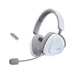Asus Słuchawki ROG Delta II Wireless 2.4GHz/BT/3.5 Białe