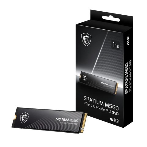 MSI Dysk SSD SPATIUM M560 1TB M.2 PCIe 5.0 10200/8400MB/s