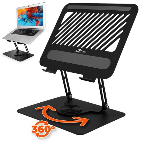Media-Tech Regulowana, obracana, ergonomiczna podstawka pod laptopa 10-17 LAPTOP STAND ROTO MT2662