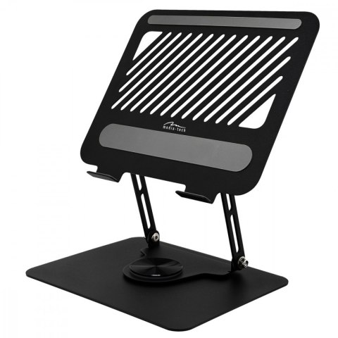 Media-Tech Regulowana, obracana, ergonomiczna podstawka pod laptopa 10-17 LAPTOP STAND ROTO MT2662