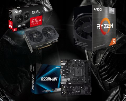 BSG Raptor V15 AMD Ryzen 5 AMD Radeon RX 7600 32GB DDR4 1000GB SSD Windows 11 Pro