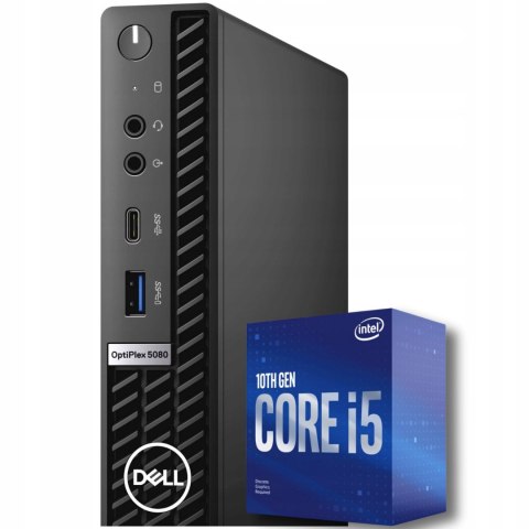 Dell Optiplex 5080 Tiny Intel Core i5 16GB DDR4 256GB SSD Windows 11 Pro