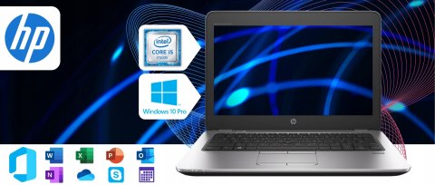 HP Elitebook 820 G3 Intel Core i5 8GB DDR4 256GB SSD Windows 10 Pro 12.5"