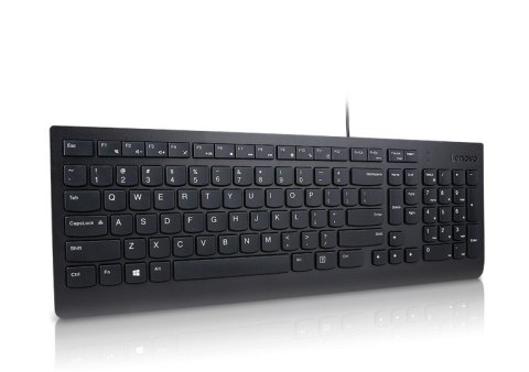 Lenovo Klawiatura przewodowa Lenovo Essential (czarna) - angielski, US (103P) 4Y41C68681