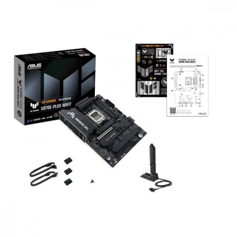Asus Płyta główna TUF GAMING X870E-PLUS WIFI AM5 4DDR5 HDMI/USB-C