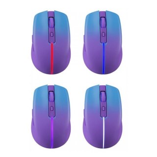 Defender Mysz bezprzewodowa MYSTERY MM-301 RF+BT 1600DPI 6P fioletowa