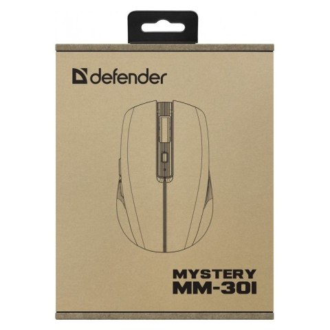 Defender Mysz bezprzewodowa MYSTERY MM-301 RF+BT 1600DPI 6P fioletowa