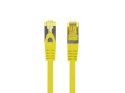 Lanberg Patchcord kat.6a S/FTP LSZH CU 0.25m żółty fluke