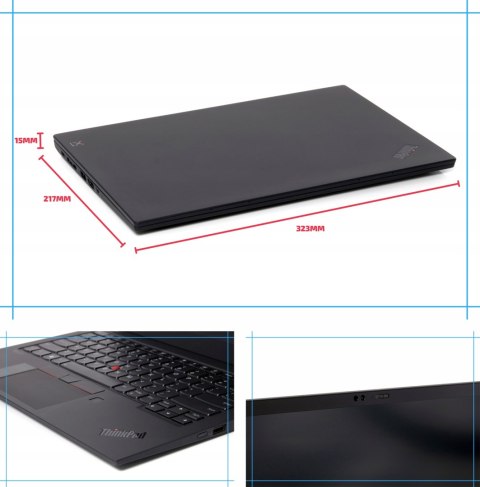 Lenovo Thinkpad X1 Carbon 7 Intel Core i7 16GB DDR4 256GB Hybrydowy Windows 11 14"