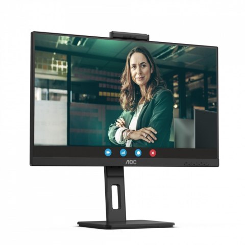 AOC Monitor 24P3QW 23.8 cali IPS HDMIx2 DP Pivot Kamera