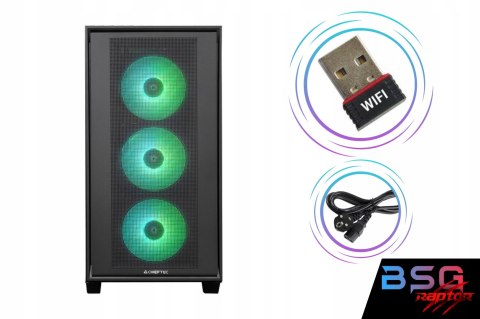 BSG Raptor V40 AMD Ryzen 7 AMD Radeon RX 9060 XT 64GB DDR5 2000GB SSD Windows 11 Pro