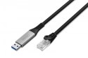Digitus Kabel adapter USB-A - RJ45 Kat. 6A S/FTP, 1 Gbit/s, USB 3.2 Gen1, LSZH, 2m