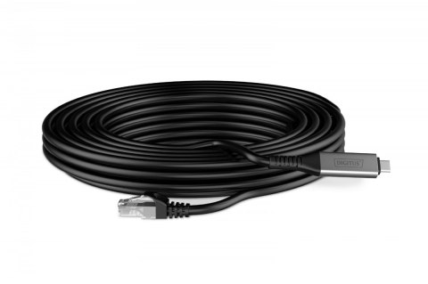 Digitus Kabel adapter USB-C - RJ45 Kat. 6A S/FTP, 1 Gbit/s, USB 3.2 Gen1, LSZH, 5m