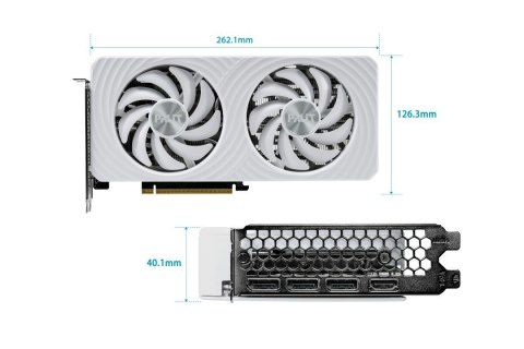 Palit Karta graficzna GeForce RTX 5060 TI WHITE OC 8GB GDDR7 128bit 3DP/HDMI