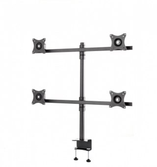 Edbak SV07 Uchwyt biurkowy do czterech monitorów 19-27 cali VESA 75x75 - 100x100 40 kg