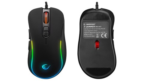 Mysz Rampage X-JAMMER V2 RGB 12800 DPI gaming wydajna makro