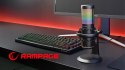 Rampage Bemol Mikrofon gamingowy do podcastów RGB USB C czarny
