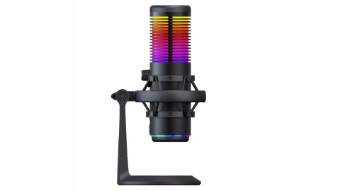 Rampage Bemol Mikrofon gamingowy do podcastów RGB USB C czarny