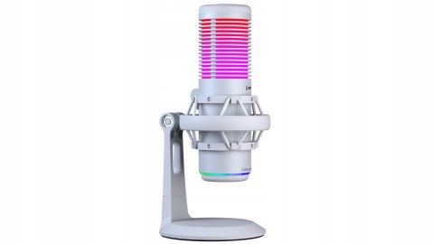 Rampage Bemol mikrofon gamingowy USB C RGB biały do podcastów