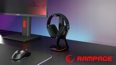 Rampage Blitz słuchawki gamingowe Bluetooth 5.3 2.4GHz USB-C z mikrofonem