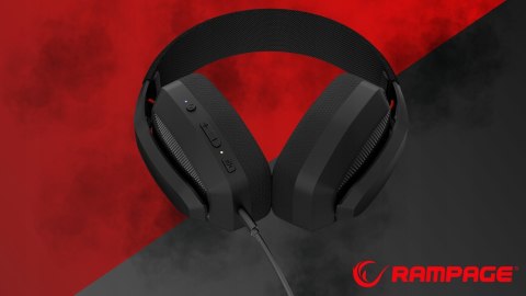 Rampage Blitz słuchawki gamingowe Bluetooth 5.3 2.4GHz USB-C z mikrofonem