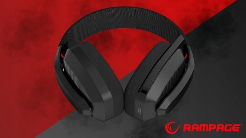 Rampage Blitz słuchawki gamingowe Bluetooth 5.3 2.4GHz USB-C z mikrofonem