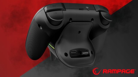 Rampage Hydra Pro Kontroler Bezprzewodowy RGB z Stacją Ładującą Wygodny
