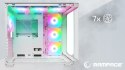 Rampage Loopy obudowa PC biała 7x wentylatorów ARGB Infinity HUB wydajna