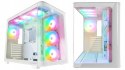 Rampage Loopy obudowa PC biała 7x wentylatorów ARGB Infinity HUB wydajna