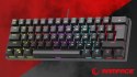 Rampage Plower K60 klawiatura mechaniczna gaming Blue Switch czarna