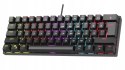 Rampage Plower K60 klawiatura mechaniczna gaming Blue Switch czarna