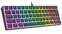 Klawiatura Rampage RADIANT K11 mechaniczna Pudding RGB czerwona gaming