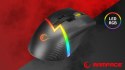 Mysz Rampage DROP M3 gaming bezprzewodowa 1000Hz RGB czarna ergonomiczna