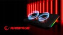 Rampage AD-RC12 CLAW Podstawka chłodząca laptop 15-17 cal RGB regulowana