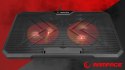 Rampage AD-RC12 CLAW Podstawka chłodząca laptop 15-17 cal RGB regulowana