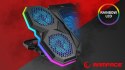 Rampage AD-RC14 X-RANGER podstawka chłodząca 9-17 cali RGB gamingowa