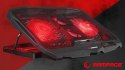 Rampage AD-RC4 Podstawka chłodząca pod laptop gaming czarna LED regulowana