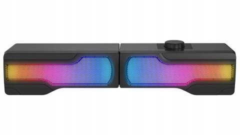 Rampage Arty X13 głośniki gamingowe Bluetooth RGB USB 2x3W kompaktowe