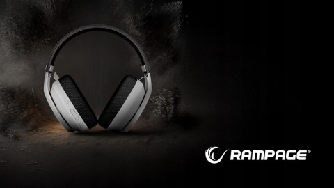 Rampage Blitz Słuchawki Gamingowe Bluetooth 5.3 Bezprzewodowe Szare