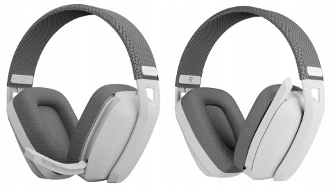 Rampage Blitz Słuchawki Gamingowe Bluetooth 5.3 Bezprzewodowe Szare