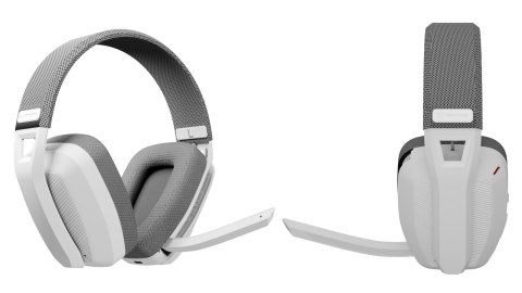 Rampage Blitz Słuchawki Gamingowe Bluetooth 5.3 Bezprzewodowe Szare