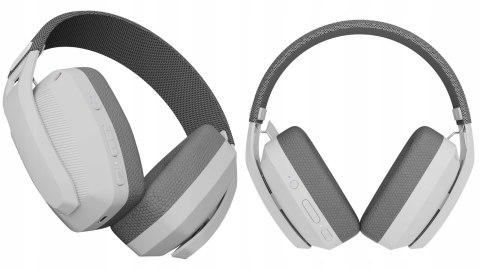 Rampage Blitz Słuchawki Gamingowe Bluetooth 5.3 Bezprzewodowe Szare