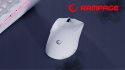 Rampage Blitz Ultimate mysz bezprzewodowa gaming PAW3950 30000 DPI biała