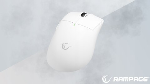 Rampage Blitz Ultimate mysz bezprzewodowa gaming PAW3950 30000 DPI biała
