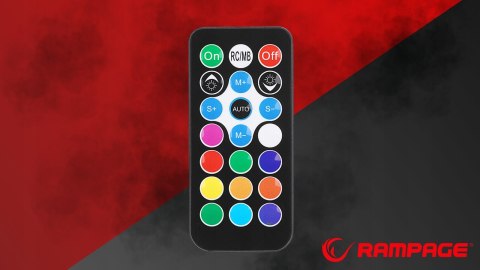 Rampage Coolwind F3 3 wentylatory 120mm ARGB kontroler wydajne ciche