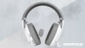 Rampage Crack H11 białe słuchawki gamingowe 7.1 bezprzewodowe mikrofon